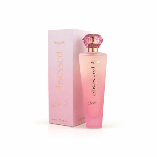 Deo colónia WePink Obsessed Lovely de 100 ml em frasco rosa degradê